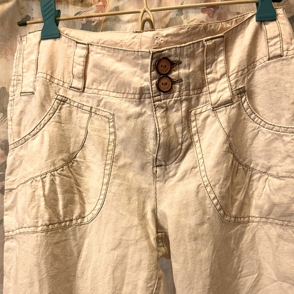 DKNY Linen Capris Size 2 - Picture 5 of 9